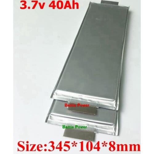 1pcs 3.7v High Capacity Li-ion Battery 3.7v 40ah Li Polymer Battery 3.7v 40ah for Electric Motor Wheelchair Battery Pack Diy