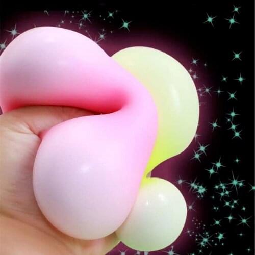 1pcs 6cm Luminous Vent Ball Decompression Toy Men And Women Slow Rising Decompression Toy Simulation Kid Squeeze Toy Kids Toys