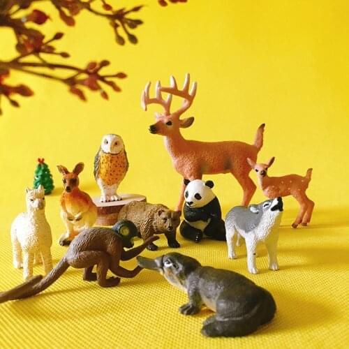 1Pcs/snail dog owl panda/doll house//miniatures/lovely cute/fairy garden gnome/moss terrarium decor/crafts/bonsai/ DIY model