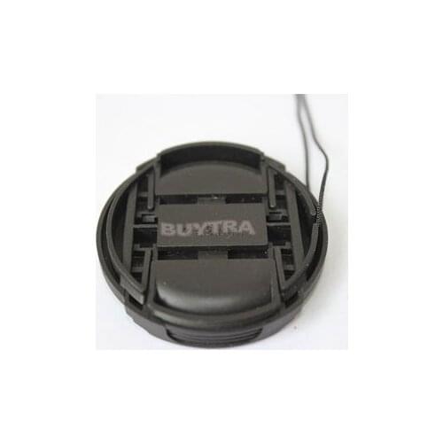 1pc Universal Center Pinch Snap-on 49mm Camera Front Lens Cap Cover with Anti-losing String For Sony Canon Nikon DSLR Lens