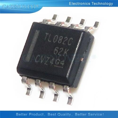 10pcs/lot TL082CDR TL082C TL082 SOP-8 In Stock
