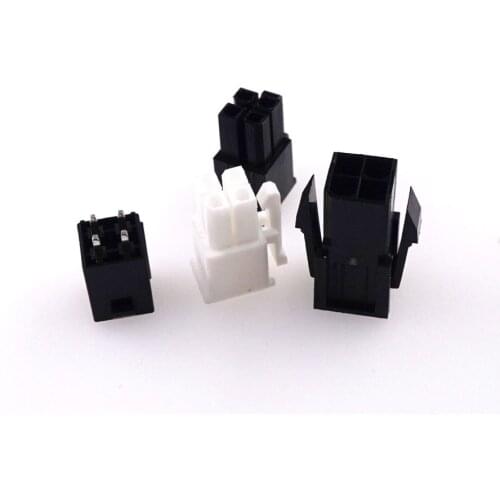5Pcs 4.20 mm CPU 4 Pin Male Female Housing Header Wafer ATX CPU PSU EPS12V Mainboard Motherboard Power Connector Plug Receptacle