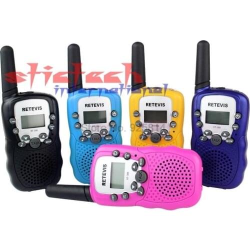 50% shipping fee 100pairs RT-388 Mini Walkie Talkie 0.5W UHF US /EU Frequency For Kid Children LCD Display VOX A7027Z Fshow