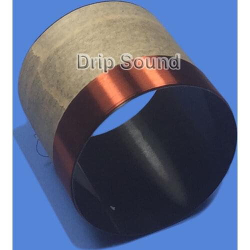 2pcs 51.5mm 51.5 Core 8ohm Bass Voice Coil BASV Black Aluminium Woofer Sound Drive Speaker Repair Parts