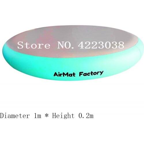 Free Shipping Diameter 1m x Height 0.2m Airspot Gymnastics Air Track - Inflatable Air Track Tumbling Mat