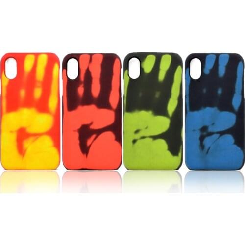 Hot Discoloration Temperature Sensing Change Color Phone Case For iPhone 6 6s 7 8 plus Matte Thermal Sensor for iphone XR XS MAX