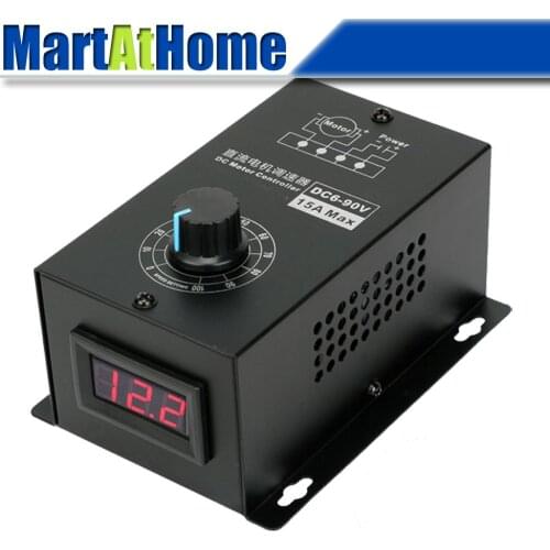 DC Motor PMW Speed Regulator Controller DC 6-90V Universal Positive Reversal Support PLC Controlling Reverse Protection