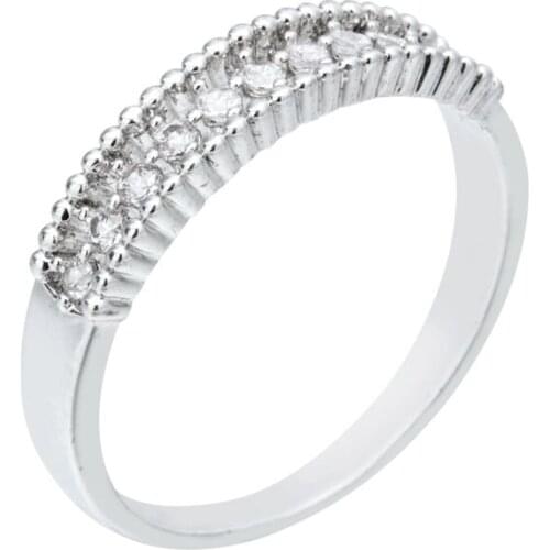 Elegant and chic AAA Zircon Ring for Girls/Womens Wedding Party Jewelry Ring JZ-025