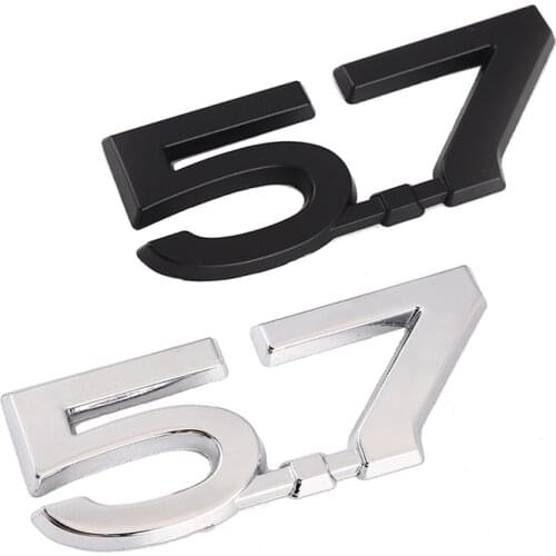 Emblem Nameplate Badge Fender Decal 3D Car Sticker 5.7 LITER HEMI Logo for Jeep Dodge Ram 1500 2500 3500 Challenger Charger