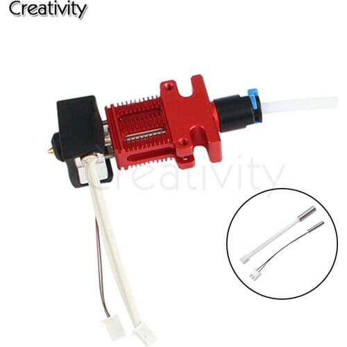 3D printer Parts Thermistor Temperature Sensor And Cartridge Heater Compatible with CR-6 SE Assembled Extruder Hotend Kit