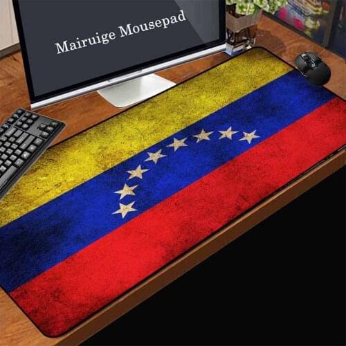 Mairuige Geography Icon Black Lock Edge Mouse Pad Stripes Plus Stars Pattern Student Dormitory Computer Game Keyboard Mat