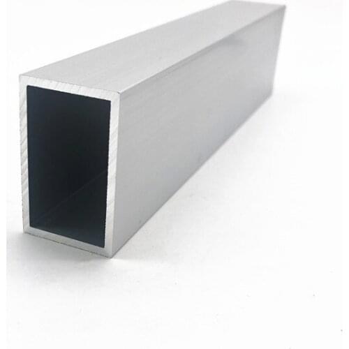 38mm*25mm*2mm square tube aluminum alloy hollow pipe rectangle straight duct vessel 100/200/300/400/500/550mm length