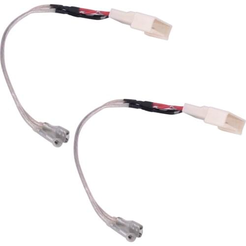 New 2pcs 4 Pin Car Tweeter Dash Front Speaker Wire Harness Cable Adapter Fit For Toyota Tacoma 2016 2017 2018 2019