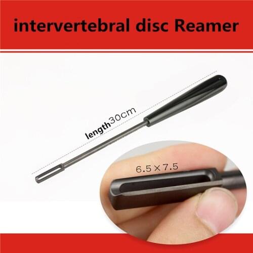 Orthopedic instruments medical spine Square Shape bone scraper rubber reamer bone cutter disc herniation scraping fusion curette