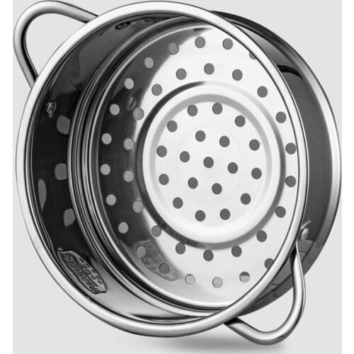 304 stainless steel steamer with handle for cooking pot soup pot milk steamer tray electric cooker small steam grid