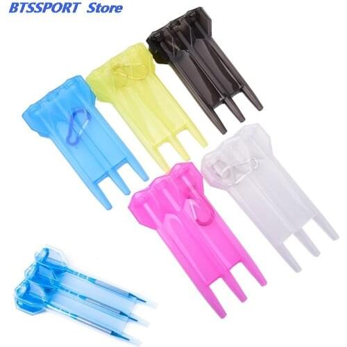 1 Set 5 Colors Dart Box Plastic Dart Case for Professional Dart Player