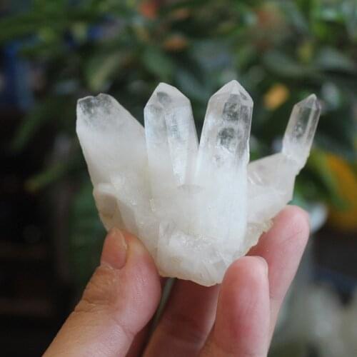 Natural Raw Quartz White Clear Crystal Cluster Healing Stones Crystal Point Specimen Home Decoration Raw Crystals Minerales