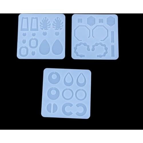 Transparent Silicone Mould Dried Flower Resin Decorative Craft DIY earring Mold epoxy resin molds for jewelry