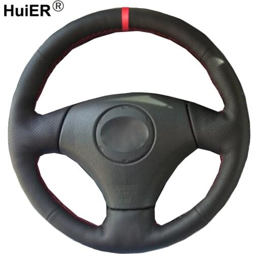 Hand Sewing Car Steering Wheel Cover For Toyota Vios Corolla 2000-2004 Mark 2 For Lexus GS430 GS300 Braid on the Steering-wheel