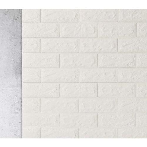 10pcs Self-adhesive Simulation Brick Stickers 3D TV Background Living Room Waterproof Sound insulation wallpaper