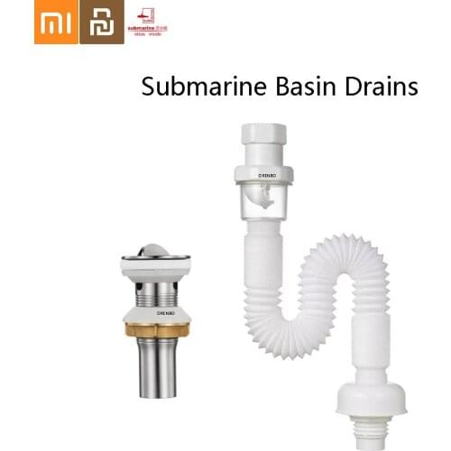 Submarine Basin Drainer Deodorant Down Pipe Bathroom Sink Accessories With Overflow From Youpin