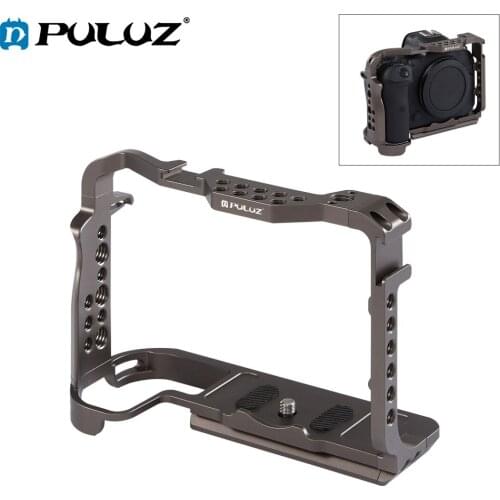 PULUZ Video Camera Cage Stabilizer For Canon EOS R5/EOS R6/ Sony A7 III & A7M3 / A7R3 & A7R III