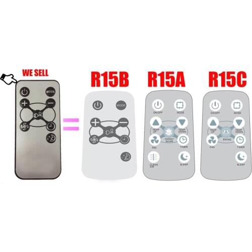 Replacement for Danby Air Conditioner Remote Control R15B ( R15A R15C) Works for DAC6010E DAC6011E DAC8010E DAC8011E DAC10010E