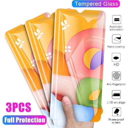 3Pcs Tempered Glass For Samsung Galaxy a51 a71 a01 a10 s Screen Protector Glass Samsun m21 a30s a11 a20s a70 50 s A20E m31 Glass