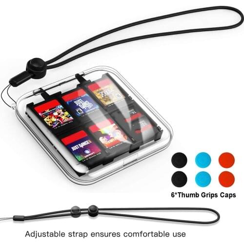 Hard Shell Game Card Box Protective Shockproof Cartridge Holder Carrying Storage Case For Nintendo Switch / Switch Lite