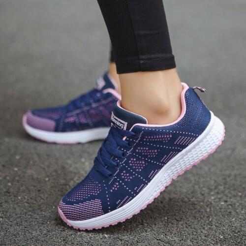 2019 Spring Summer Sport Shoes for Woman Breathable Mesh Running shoes Women Outdoor Sneakers Women Walking Jogging Trainers