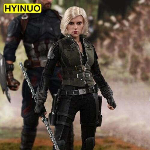 1/6 Scale MMS460 Black Widow Female Agent Women Assassination Sculpt Model 12' Full Set Action Figure Dolls Toys