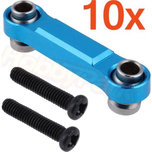 10pcs/Lot Aluminum Servo Link Linkage Upgrade Parts for WLtoys 1/18 RC Car A959 A949 A969 A979 K929 Wholesale