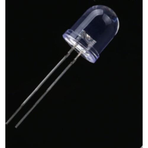 20pcs!!! Straight plug 8MM round head LED light-emitting diode LED light white highlight