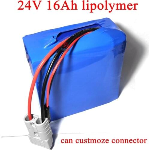 24v 18Ah Battery Pack with Bms Real 24v 16ah Lithium Li-ion E Bike Battery 24v 250w 350w 500w Electric Motor Bicycle +2A Charger