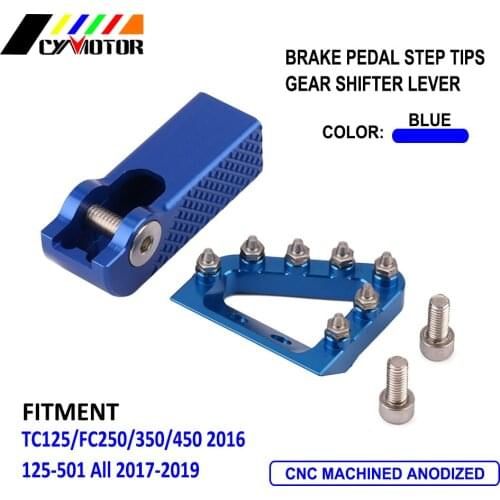 CNC Motorcycle Cluth Cap Cover Brake Pedal Step Tip For Husqvarna TC FC 125 150 200 250 300 350 400 450 500 17 18 19