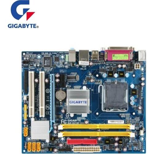 For Gigabyte GA-G31M-S2L G31M-S2L Motherboard LGA 775 DDR2 G31 Used Desktop Mainboard SATA2 PCI-E X16 2.0