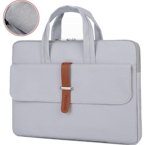 Hot Sale Waterproof PU Leather Laptop Bag Men and Women Business Handbag Laptop Bag
