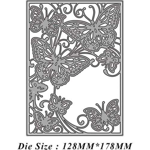 JMCRAFT 2021Craft Metal Cutting Dies Cut Die Butterfly Flower Frame Scrapbook Paper Craft Knife Mould Blade Punch Stencils Dies