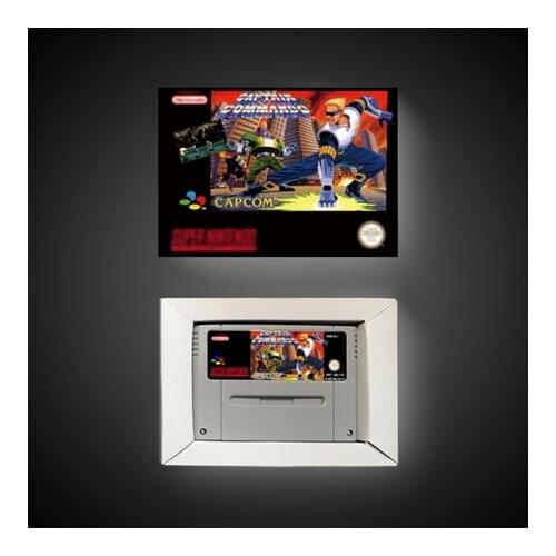 Captain Commando - EUR Version Action Game Card with Retail Box