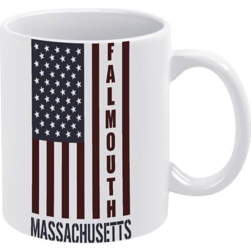American Flag Mug Ceramic Travel Mug Creative Vintage Cups