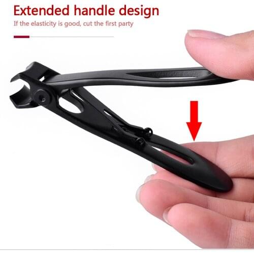 Nail Clippers Stainless Steel Wide Jaw Opening Manicure Fingernail Cutter Thick Hard Ingrown Toenail Scissors Tools