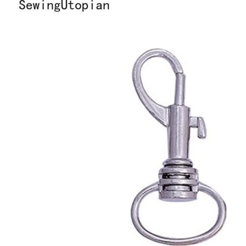 10PCS Metal Silver Belt Buckle Strap Bag Clasps Lobster Swivel Trigger Clips Snap Hooks Handbag Metal Buckles
