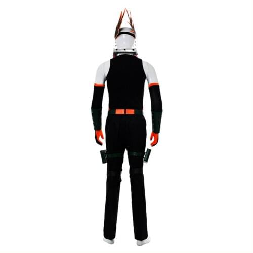 My Hero Academia Boku no Hero Academia Katsuki Bakugou Cosplay Costume Black Battle Outfit Halloween Carnival Costume Full Sets