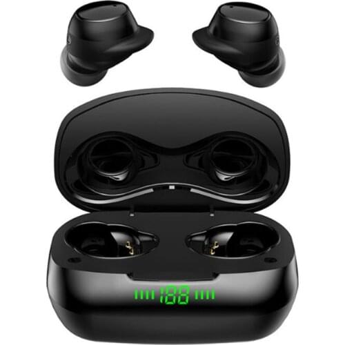 TWS Bluetooth 5.0 Earphones HiFI Stereo Earbuds Wireless Headphones waterproof sport Headset with Charging Box