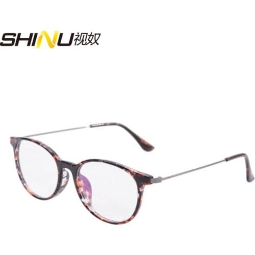 CR39 Blue Light Proof Reading Eyewear Retro TR90 Eyeglasses Antifatigue Far Sight Glasses For Women And Men Leesbril SH015