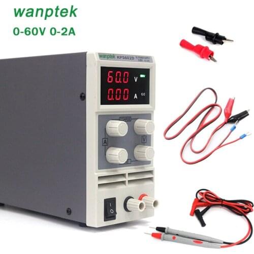 KPS602D 60V 2A Single phase adjustable SMPS Digital voltage regulator 0.1V 0.01A DC power supply