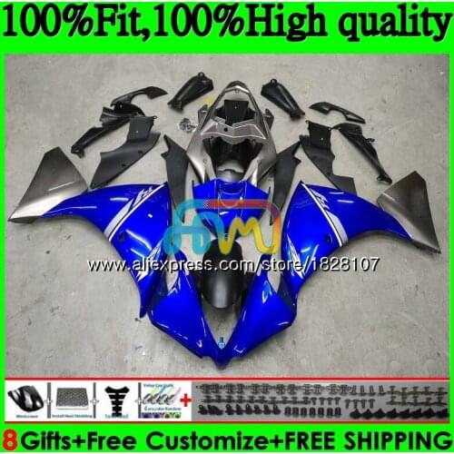 OEM Glossy blue Injection For YAMAHA YZF 1000 R 1 YZFR1 13 14 124BS.60 YZF-1000 YZF R1 1000CC YZF1000 YZF-R1 2013 2014 Fairing