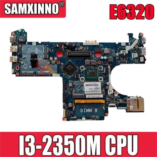 Original Laptop motherboard For DELL Latitude E6230 Core I3-2350M Mainboard CN-0H62PP 0H62PP QAM00 LA-7731P SLJ8A