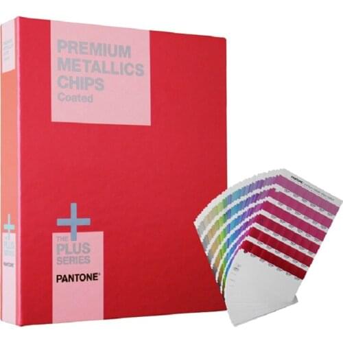 Pantone Premium Metallics Chips Coated Paper Color Guide GB1505 300 Kinds Of New Metallic Colors