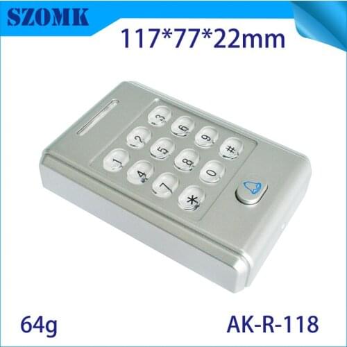 One piece card reader plastic junction box pcb housing case for electronics RFID abs enclosures diy ip 54 waterproof case szomk